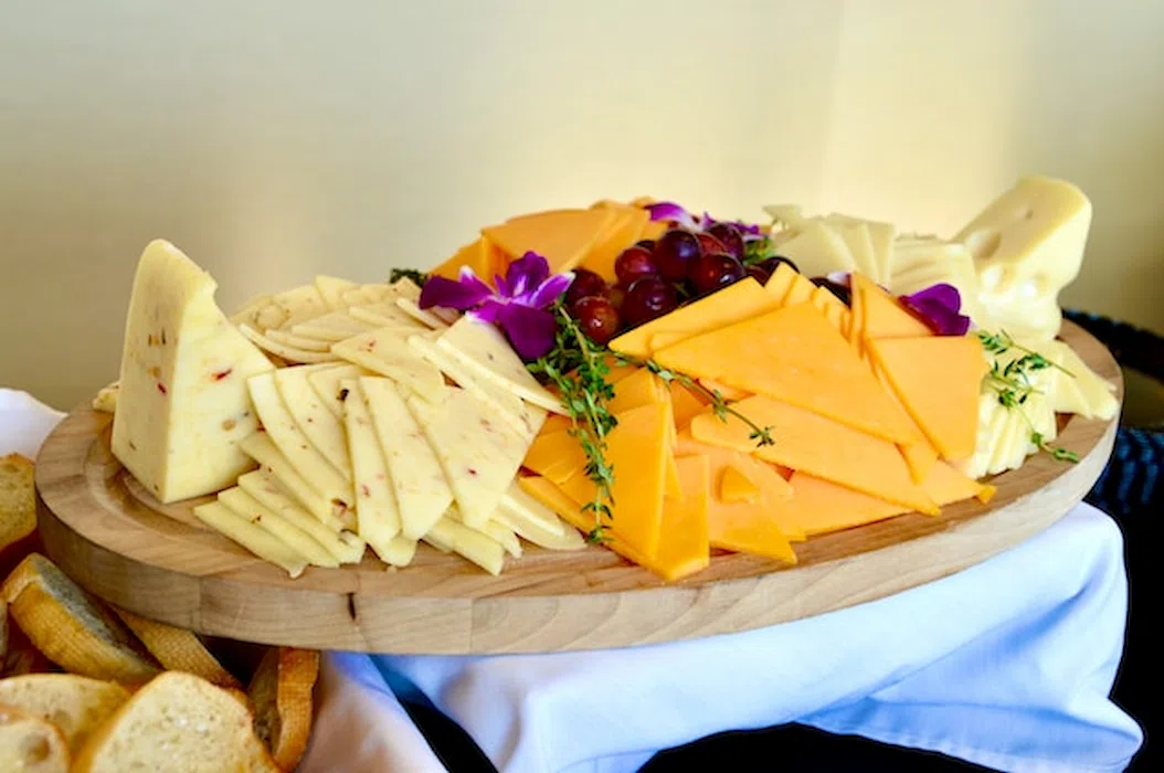 Variety of different cheese